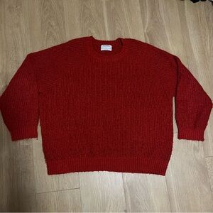 Red Knit Sweater
